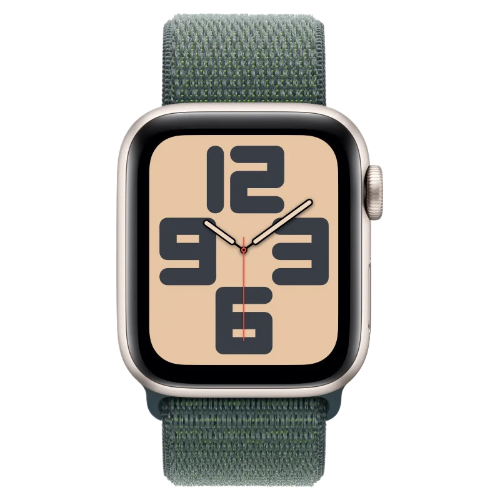 Apple Watch SE 2024 44мм Starlight Sport loop цвета « горное озеро»