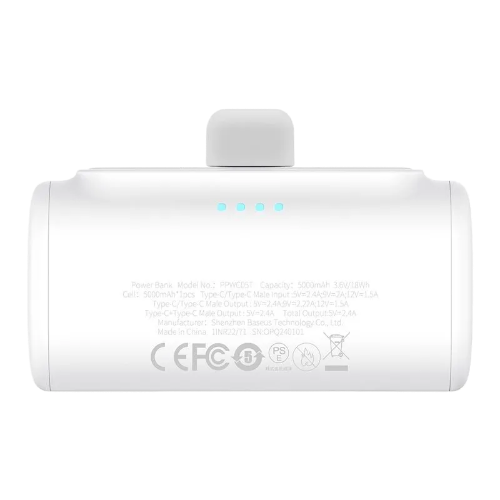 Внешний мини-аккумулятор Baseus Compact, 20 Вт, 5000 мАч, Type-C