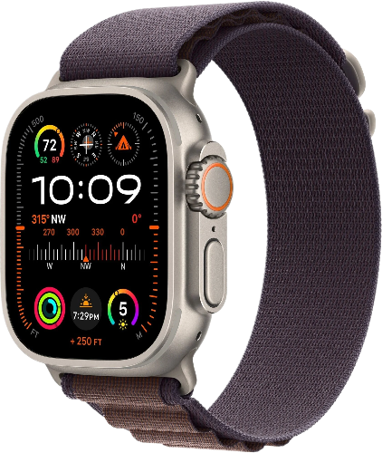 Apple Watch Ultra 2 корпус из титана, ремешок Indigo Alpine Loop Large