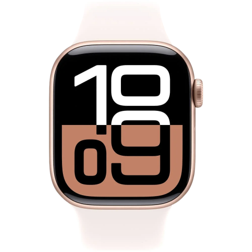 Apple Watch Series 10 42мм Rose Gold Sport Band цвета «Румянец» L/M